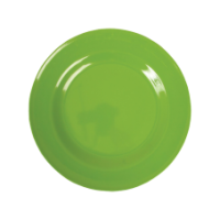 Apple Green melamine side plate or kids plate by Rice DK